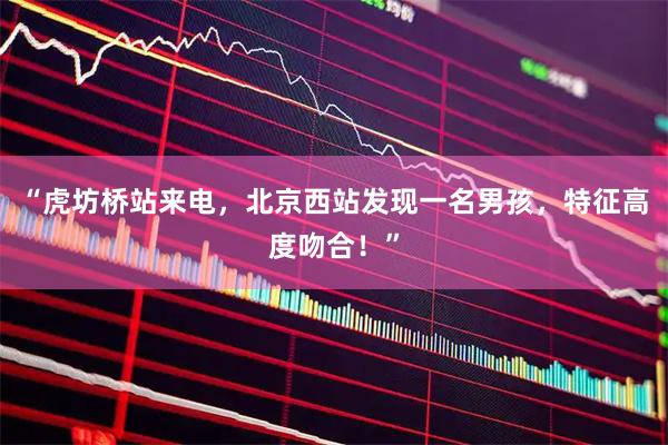 “虎坊桥站来电，北京西站发现一名男孩，特征高度吻合！”