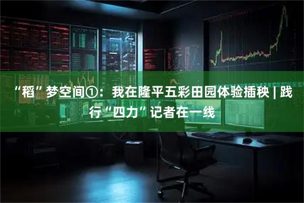 “稻”梦空间①：我在隆平五彩田园体验插秧 | 践行“四力”记者在一线